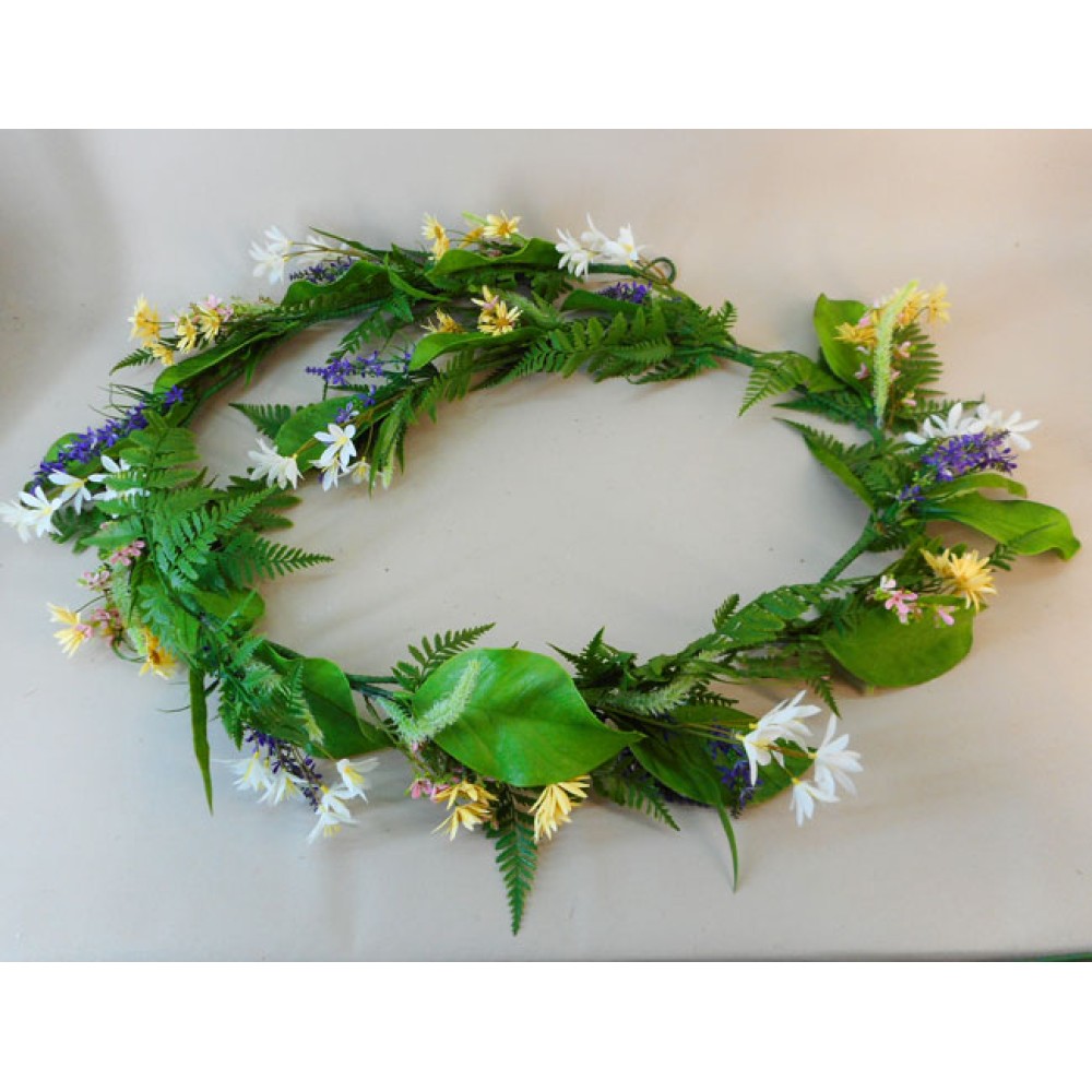 Artificial Meadow Flowers Garland Artificial Flowers